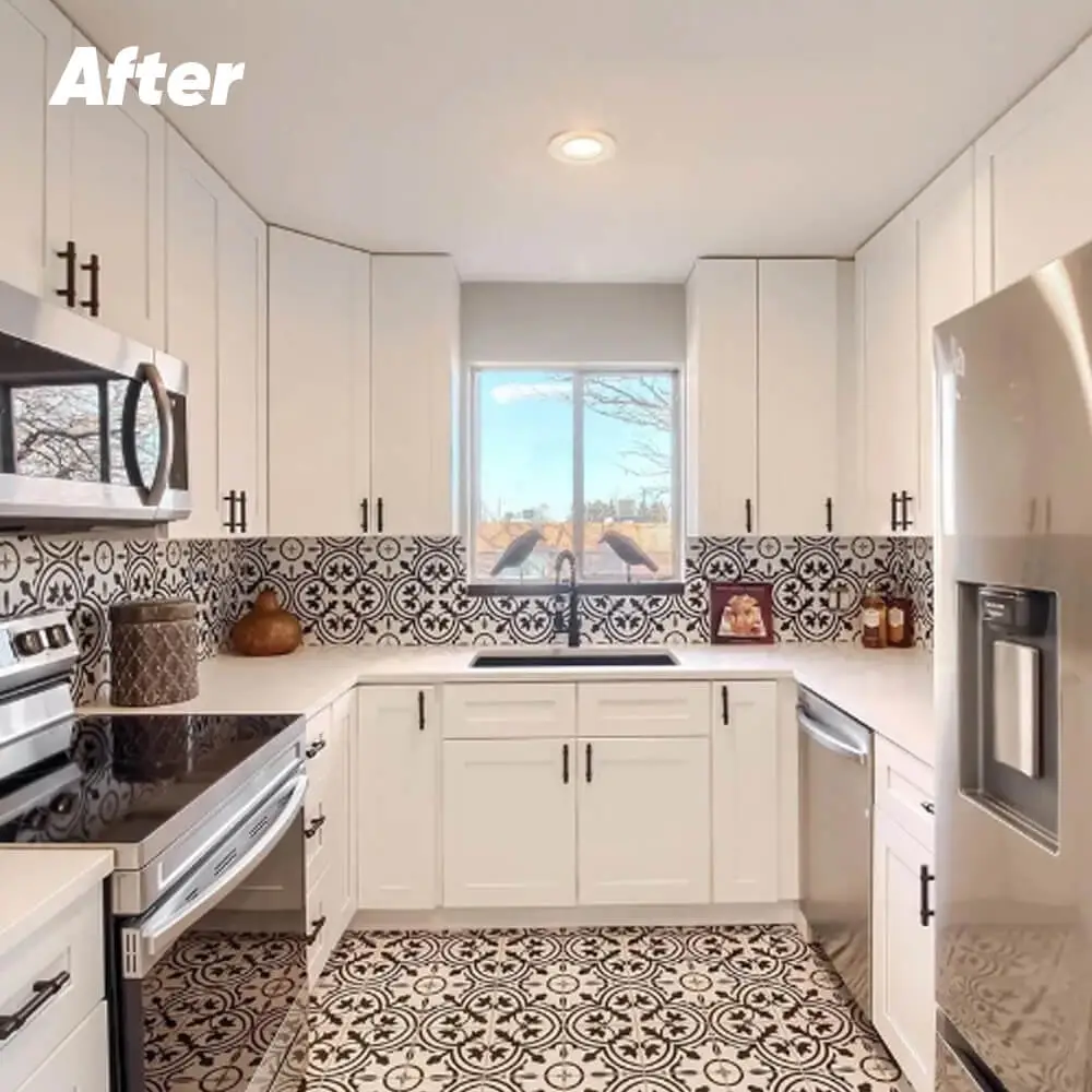 Kitchen after